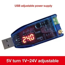 Mini USB DC-DC Buck Boost Converter Step Up Down Power Supply Module 5V to 1-24V