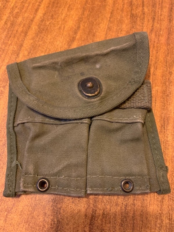 ORIGINAL KOREAN WAR M1 CARBINE WEB BELT POUCHi