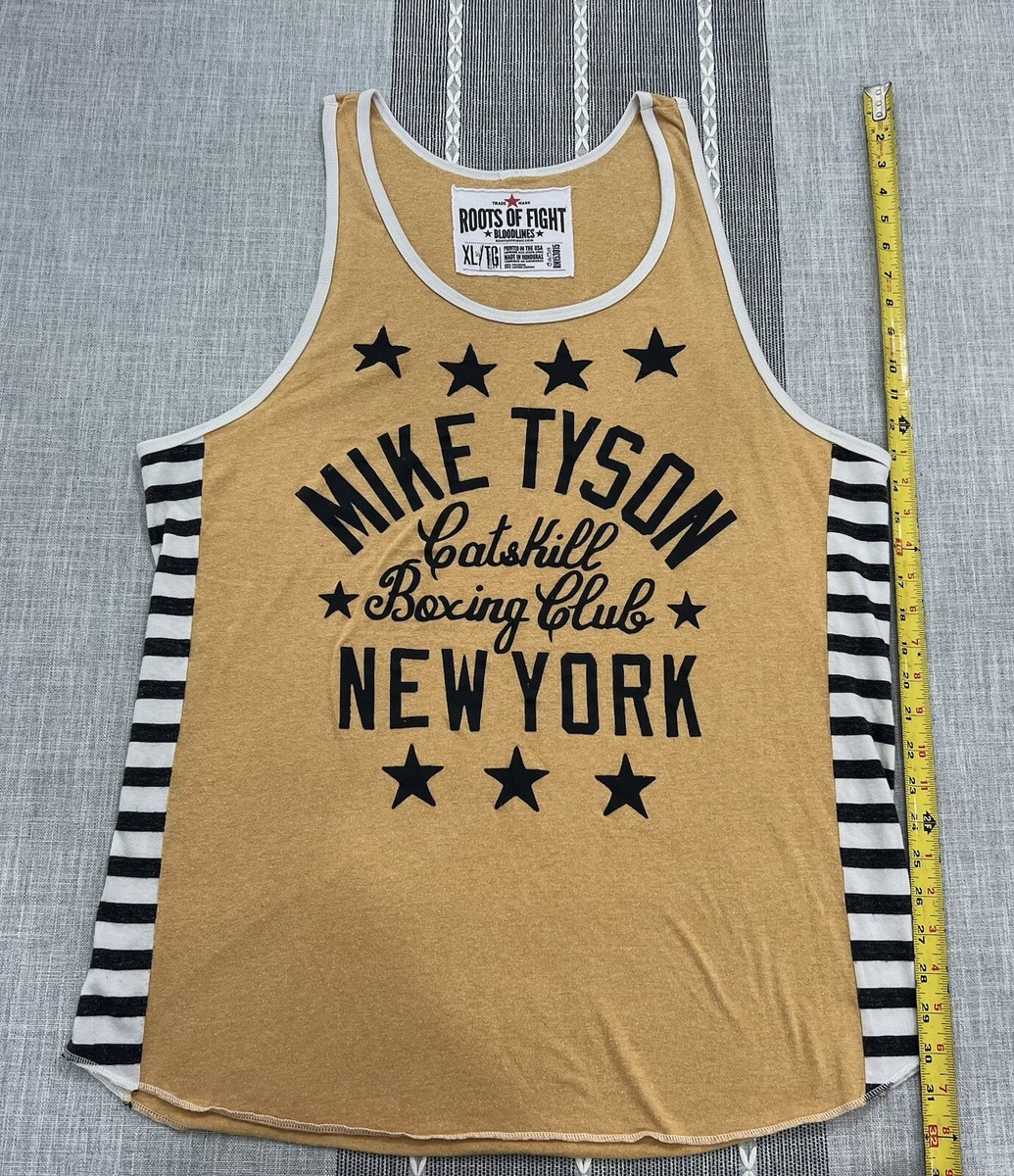Mike Tyson Tank Top Roots Of Fight Size XL Catskill Boxing