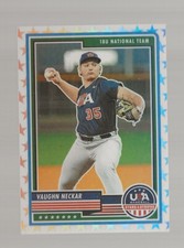 V78) 2023 Panini USA Stars and Stripes Vaughn Neckar White Holo Prizm RC 86/99
