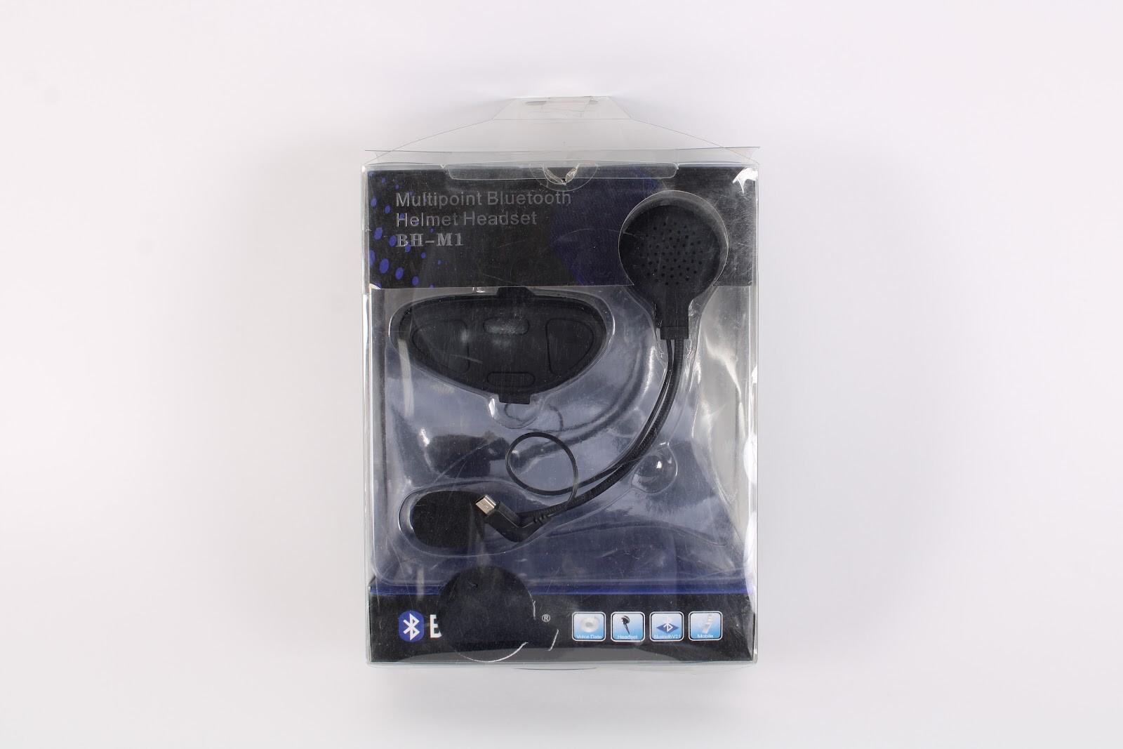 Multipoint BH-M1 Bluetooth Helmet Headset - New Open Box