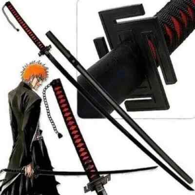 BLEACH ICHIGO BANKAI SWORD Handmade Tensa zangetsu Anime Katana Sword