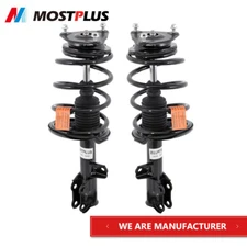 Pair Front Shock Struts w/ Coil Springs Assembly For 2007-2010 Hyundai Elantra