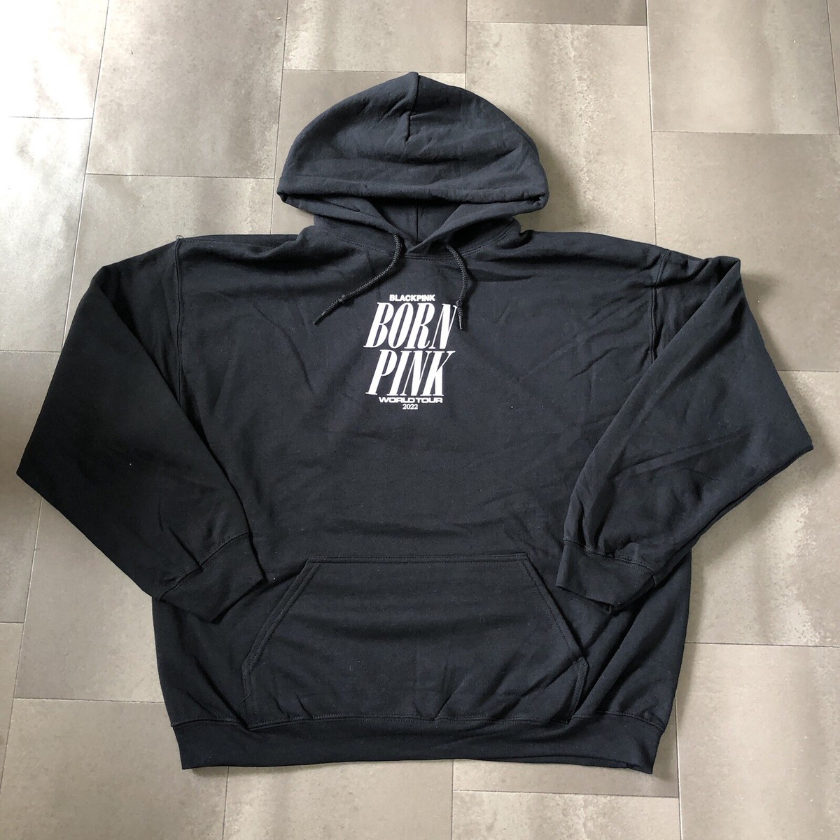 Blackpink Born Pink World Tour 2022 Black Hoodie Official Merch