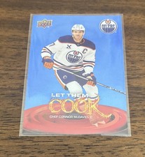 CONNOR MCDAVID 2025-26 UD LET THEM COOK CARD EDMONTON OILERS 