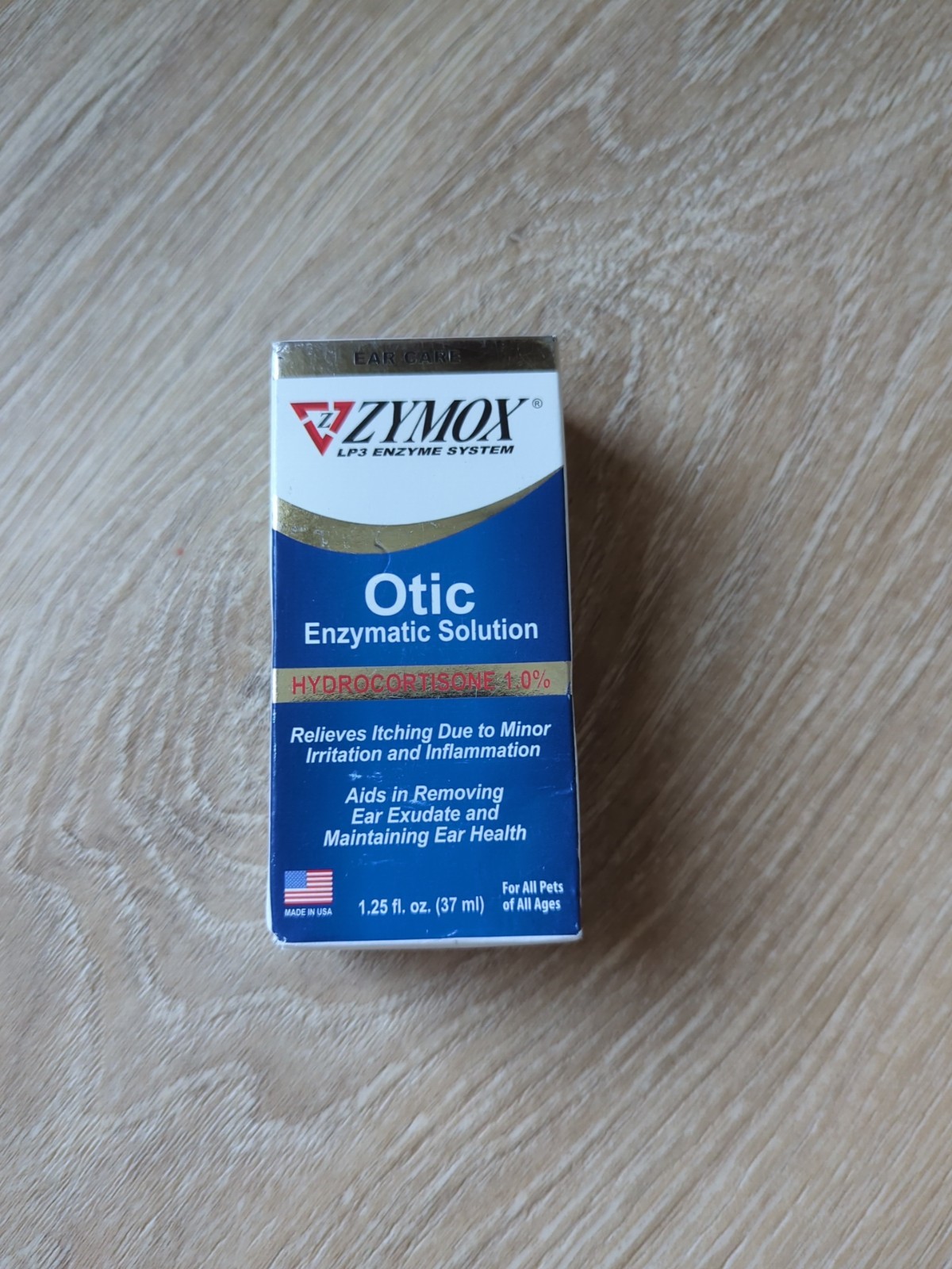 Otic Enzymatic Solution Dogs &Cats 1% Hydrocortisone Ear Itch Relief 1.25oz-2027