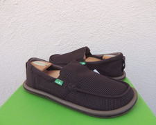 SANUK BROWN TRAILGATER MESH SIDEWALK SURFER SHOES, MENS US 9/ EUR 42 NEW