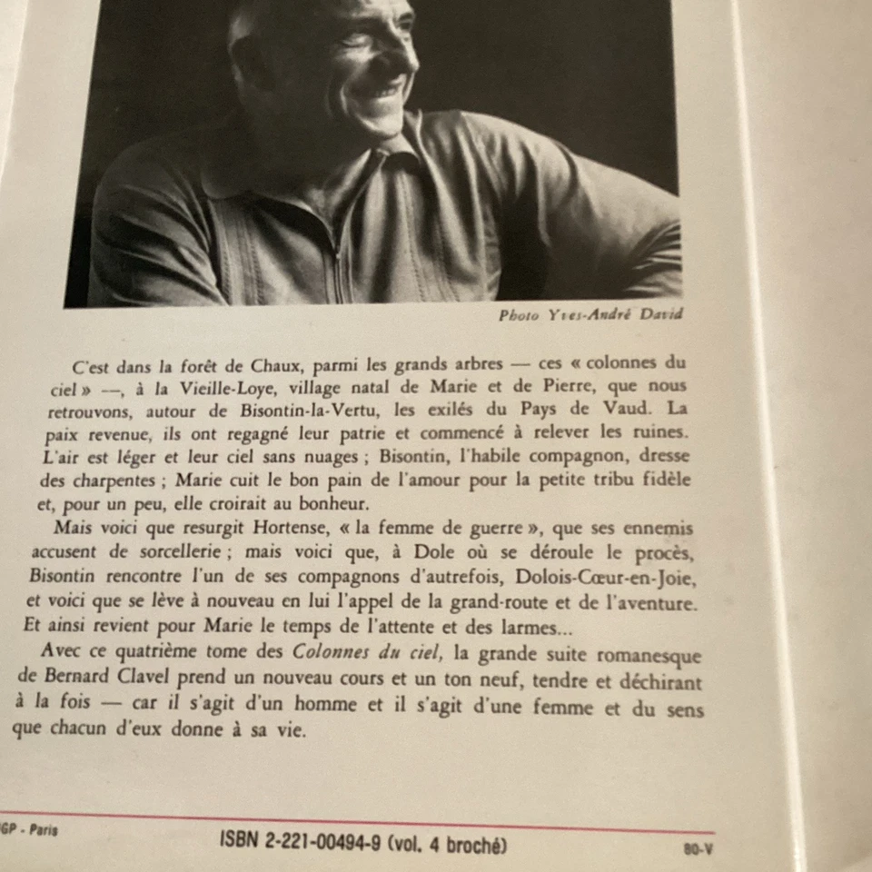 N23.13 Bernard Clavel 1980 Marie Bon Pain littérature française originale roman - Photo 4/4