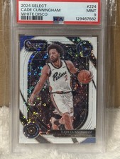Cade Cunningham 2024 Panini Select #224 White Disco Prizm /75 PSA 9 POP 3
