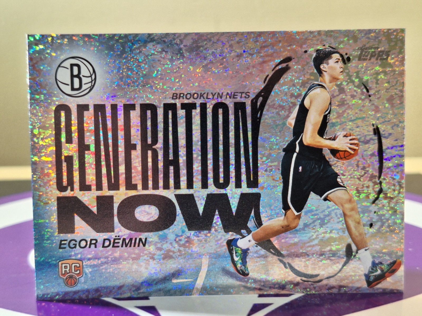 2025-26 TOPPS BASKETBALL HOLO FOIL GENERATION NOW EGOR DEMIN