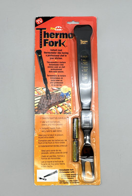 TruCook Thermo Fork Instant Meat Thermometer BBQ Temp Checker New In Package