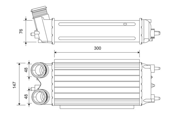Valeo LadeluftküHler 818242 FüR Fiesta Ford CB1 CCN JK MAX 6 Van KA 3 UK FK B460-image