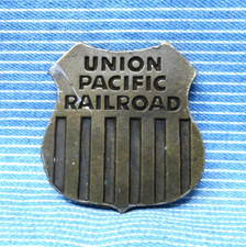Union Pacific Railroad Dress Belt Buckle Vtg 1974 Lewis Buckles Chicago .CPA430