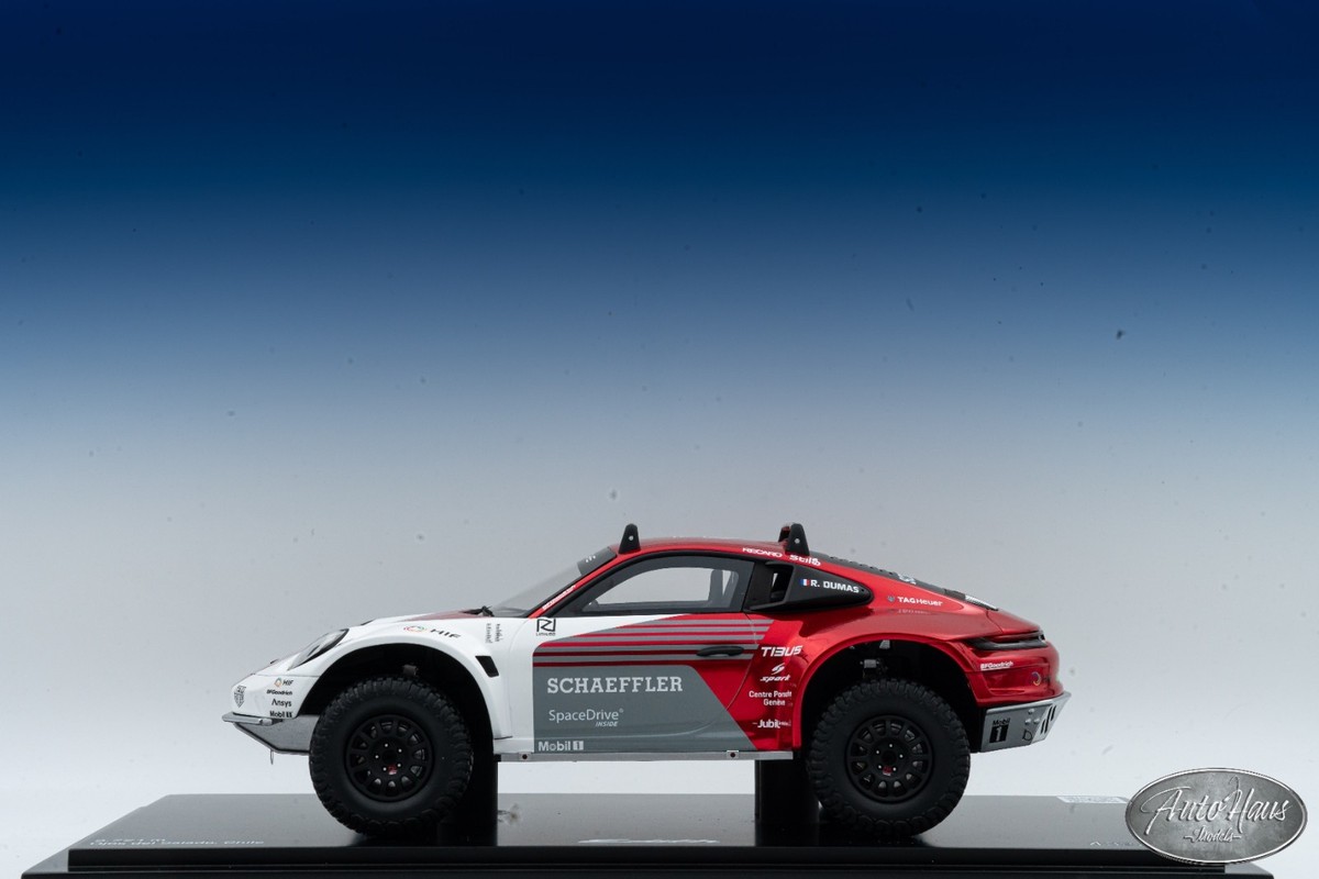 Spark Porsche 911 Offroad Edith 2023 – Miniature 1/18 Rouge (Réf. 0213190ROFF KidBX)