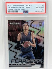  2023 Prizm Draft Picks#1 Victor  Wembanyama FEARLESS SILVER PSA 10 