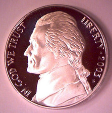 2003 S 5C Proof Jefferson Nickel **FREE SHIPPING**