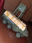 Vintage 1983 Gi Joe Toy Armored Amphibious Personnell Carrier And Watchtower