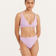 NWT J.Crew Textured Curved Waist Bikini Bottom
