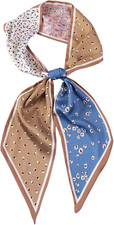 Head Scarf Hair Neck Scarves For Women Purse Bag Scarfs For Handbags Silky Long