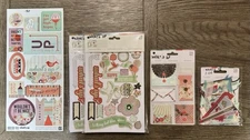 Basic Grey *WHAT’S UP* HUGE Accessories LOT: Die Cuts, Chip Stickers MORE