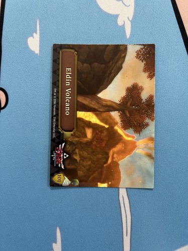 The Legend Of Zelda Eldin Volcano Foil Enterplay Card 101 2016 Puzzle Piece - Picture 2 of 2