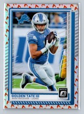 Golden Tate III [Fire] #124 2025 Panini Donruss Optic