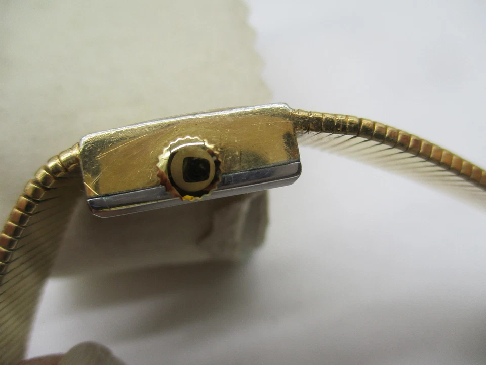 Glashütte 17 Rubis – Damen Armbanduhr „Klassisch“ Handaufzug – GUB vergoldet GDR - Bild 4 von 4