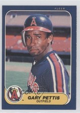 1986 Fleer Gary Pettis #165 0c4