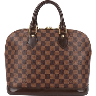 Louis Vuitton Monogram Damier Ebene Alma PM Handbag Tasche