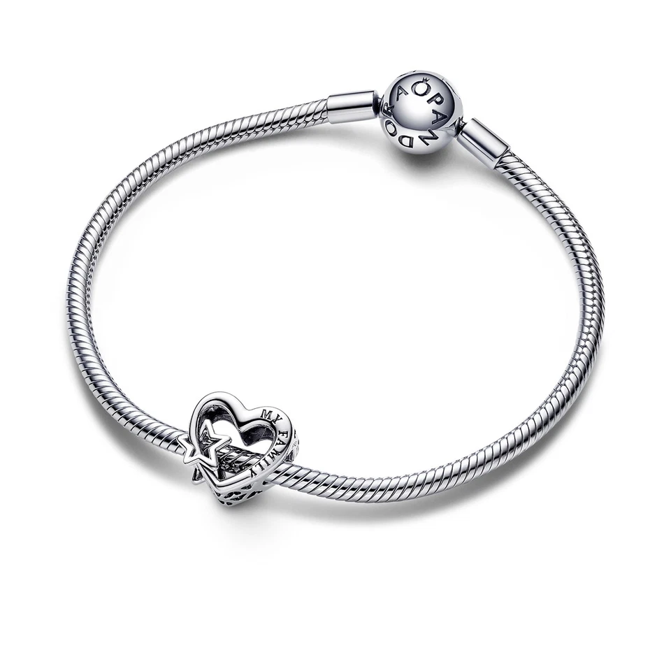 PANDORA Schmuck Silber Charm Familie Herz & Stern 792829C00 - Bild 4 von 4