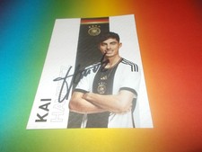 Kai Hawertz   DFB  signiert signed autograph Autogramm auf Autogrammkarte