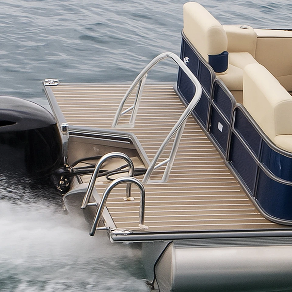 Ski Tow Bar for Pontoon Boats Universal Ski Tow Pylon Aluminum Silvery Oxidation Foto 3 de 4