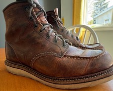 Red Wing 1907 Classic Moc Copper Rough & Tough Men's Boots Size 11.5 D