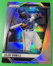 2025 Panini Prizm Baseball Arjun Nimmala Silver Prizm #87 Blue Jays