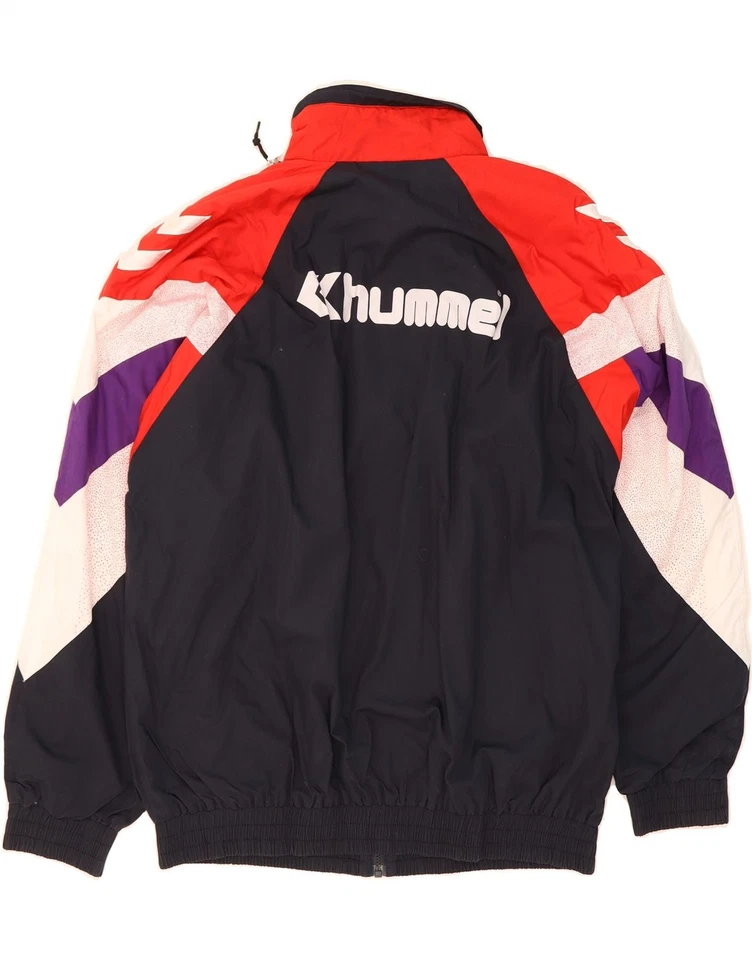 Chándal completo HUMMEL para hombre gráfico XL azul marino bloques de colores poliéster AB04 Foto 3 de 4