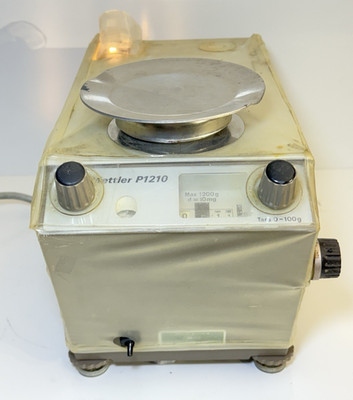 Vintage Mettler Laboratory Lab Scale Balance, Model: P1210