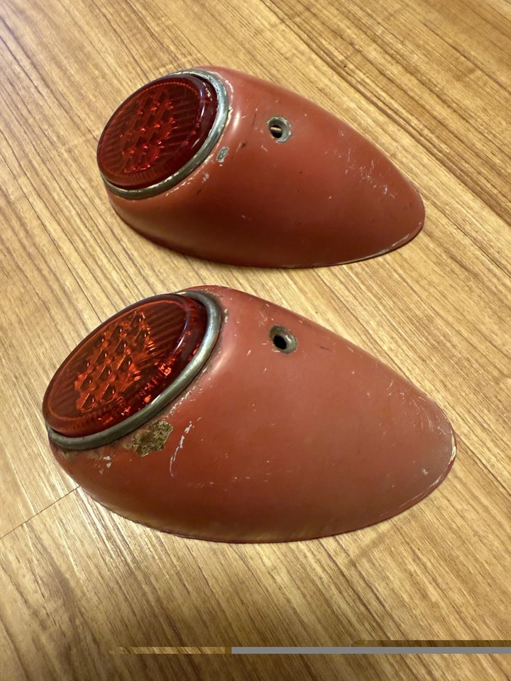 Luces traseras vintage VW Bug Beetle Snowflake 1955 a 1961 Hella K1564 Foto 4 de 4