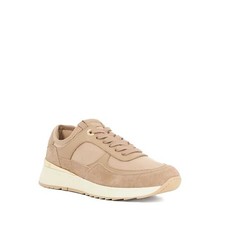 Image of Dune Suede Wedge Heel Trainers - Size 4