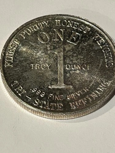 Tri-State Refining God Bless America .999 Fine Silver 1oz Bullion