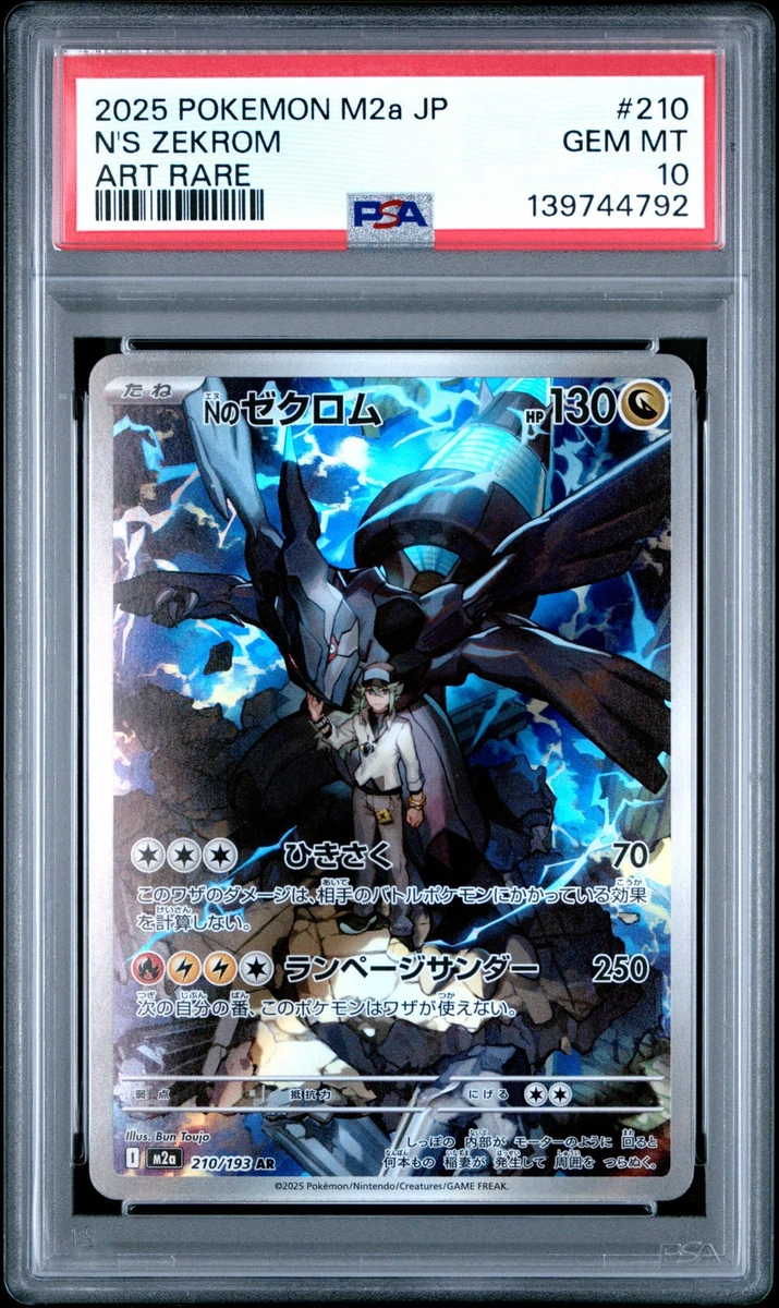 Zekrom Pokémon TCG Professional Sports Authenticator (PSA