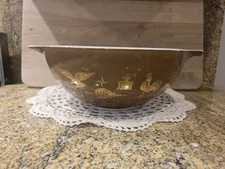 Pyrex Vintage Early American 3 Qt. Cinderella Bowl 444 Great Condition!!