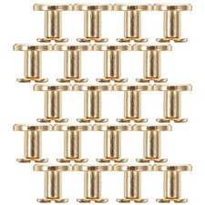 22 Pcs Bookbinding Accessories Post Screw Screws Eathercraft Rivets