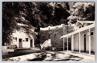 Vintage Harbin Hot Springs Baths & Changing Rooms Middletown CA 1936 Postcard