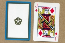 CHRYSLER CANADA LTD. Auto Maker 1985/86 JACK OF DIAMONDS, Swap Playing CARD