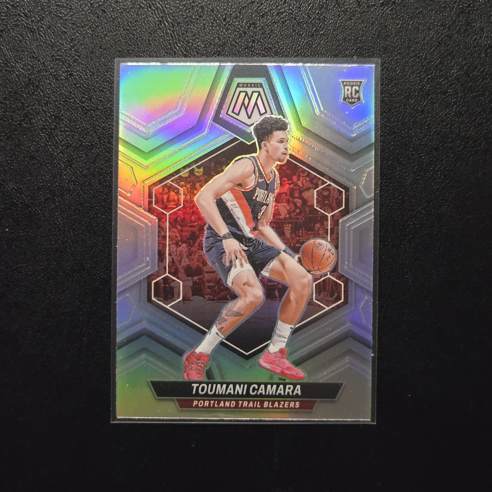 2023-24 Mosaic Toumani Camara RC Silver Prizm #249 Trail Blazers