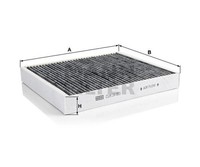 Filter, Innenraumluft MANN-FILTER CUK24003 FüR Opel Astra K
