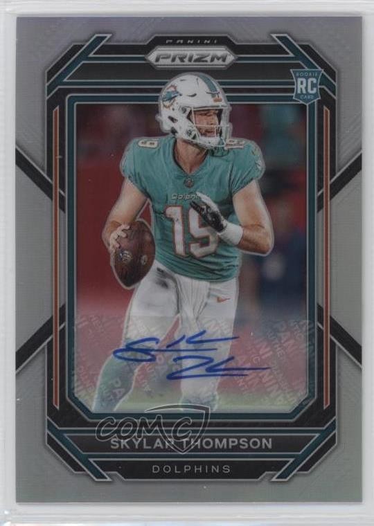 2022 Panini Prizm Rookies Silver Skylar Thompson #354 Rookie Auto RC 0h6r
