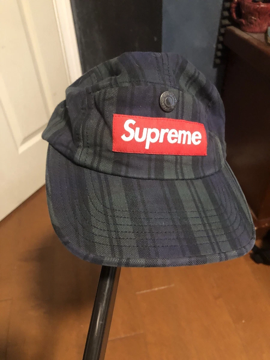 Supreme Plaid Camp Cap for sale - eBay