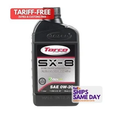Torco TRCA120520CE, One Sx-8 5W20 Synthetic Oil 1 Liter Dexos1 Performance Parts