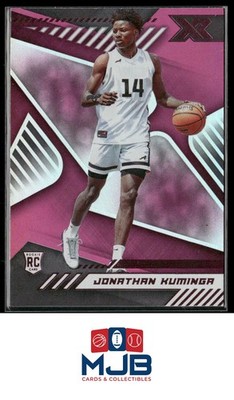 2021 Panini Chronicles Draft Picks Jonathan Kuminga Pink Rookie #165